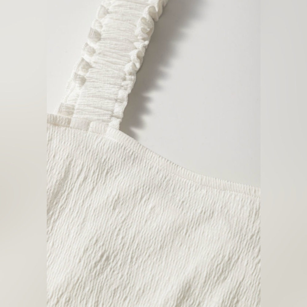 White Ruffle Top - Picture 7 of 10